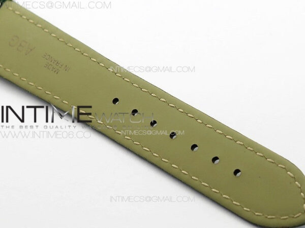 Tank Louis Ladies 25mm SS 8848F 1:1 Best Edition Green Dial on Green Leather Strap Ronda Quartz – Bild 14