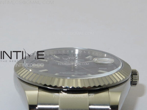 DateJust 41 126334 NTF 1:1 Best Edition 904L Steel Gray Stick Dial on Oyster Bracelet VR3235 – Bild 14