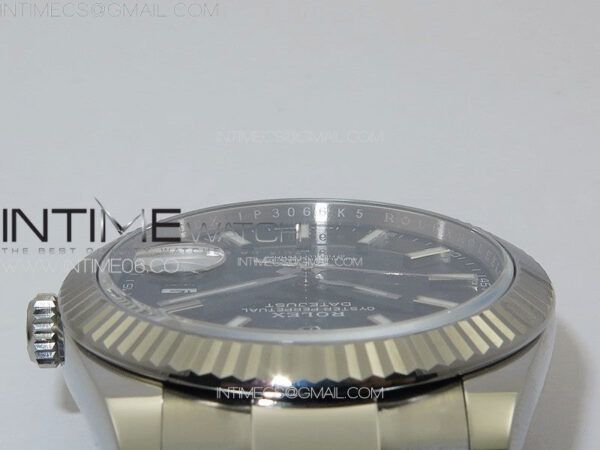 DateJust 41 126334 Clean 1:1 Best Edition 904L Steel Black Stick Dial on Oyster Bracelet VR3235 – Bild 14