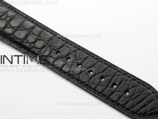 Tank Solo Ladies 28mm YG K11F 1:1 Best Edition White Dial on Black Coroc Leather Strap Ronda Quartz – Bild 14