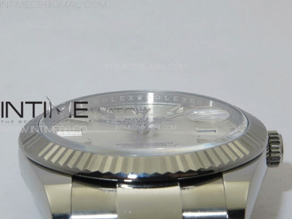 DateJust 41 126334 Clean 1:1 Best Edition 904L Steel Silver Stick Dial on Oyster Bracelet VR3235 – Bild 14