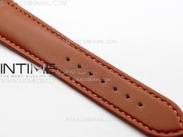Tank Louis Ladies 25mm SS 8848F 1:1 Best Edition White Dial on Orange Leather Strap Ronda Quartz – Bild 14