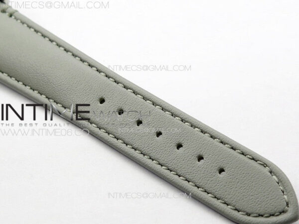 Tank Louis Ladies 25mm SS 8848F 1:1 Best Edition White Dial on GrayLeather Strap Ronda Quartz – Bild 14