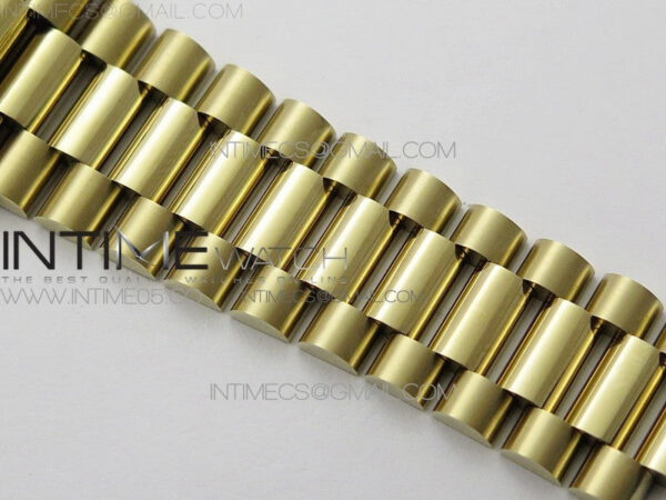 Day-Date 40mm 228239 BP New Dial Version 904 YG  Ice Blue Sticks Markers Dial on YG President Bracelet A2836 – Bild 14
