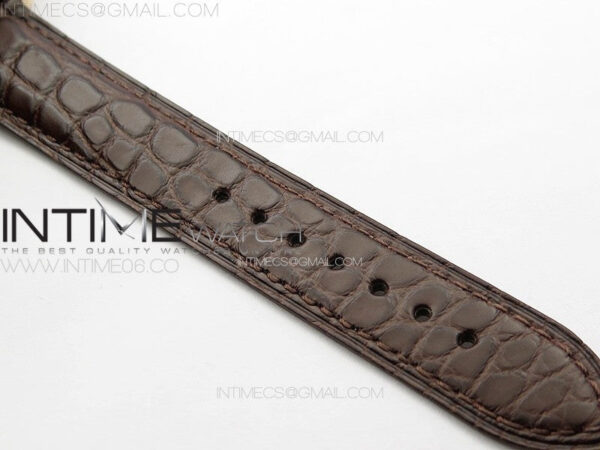 Tank Solo Ladies 25mm RG K11F 1:1 Best Edition White Dial on Brown Leather Strap Ronda Quartz – Bild 14