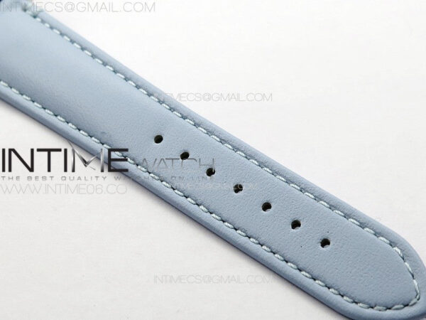Tank Louis Ladies 25mm SS 8848F 1:1 Best Edition White Dial on Blue Leather Strap Ronda Quartz – Bild 14