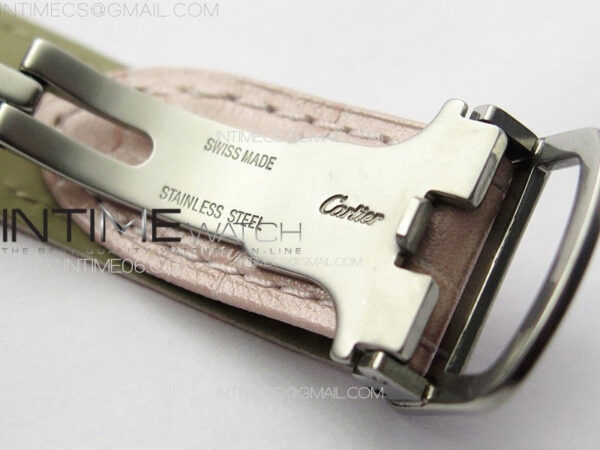 Ballon Bleu 36mm SS K3F 1:1 Best Edition Pink Textured Dial on Pink Leather Strap A076 – Bild 14