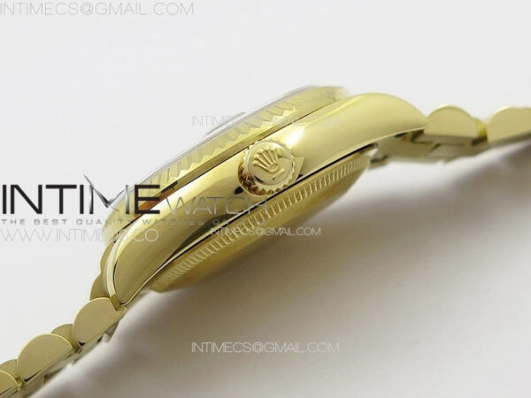 DateJust 31mm 178271 YG APSF Best Edition YG Dial Crystal Markers on President Bracelet A2824 – Bild 14