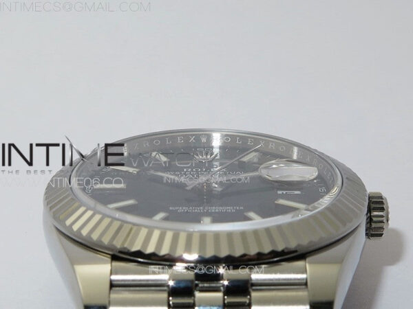 DateJust 41 126334 Clean 1:1 Best Edition 904L Steel Black Stick Dial on Jubilee Bracelet VR3235 – Bild 14
