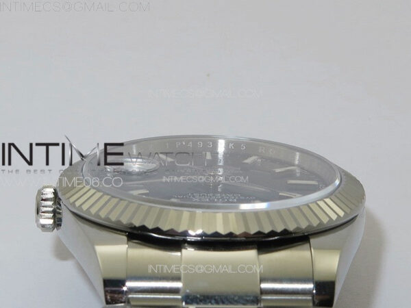 DateJust 41 126334 NTF 1:1 Best Edition 904L Steel Blue Stick Dial on Oyster Bracelet VR3235 – Bild 15
