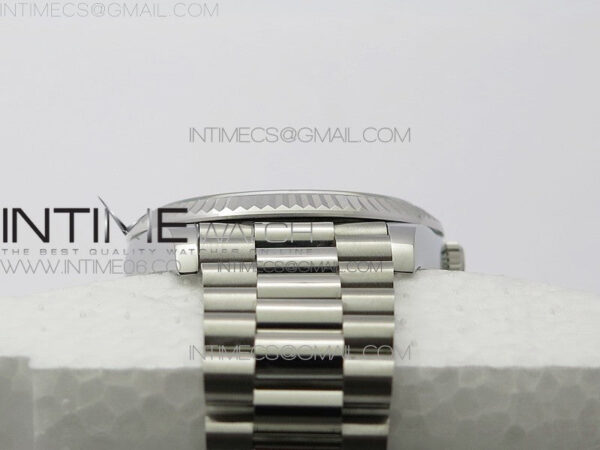 Day Date 40mm SS BP 1:1 Best Edition Gray Stick Dial on SS Bracelet A2836 – Bild 14