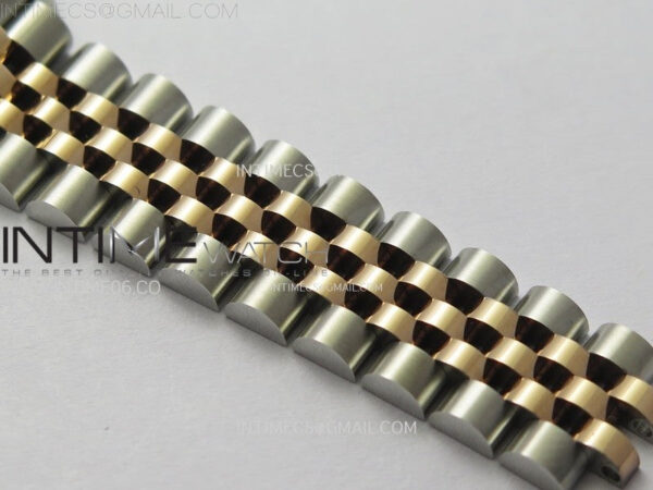 Datejust 28mm 279171 Smooth Bezel SS/RG APSF Best Edition RG Dial Crystals Markers on SS Jubilee Bracelet NH05 – Bild 14