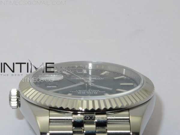 DateJust 41 126334 ZF 1:1 Best Edition 904L Steel Black Dial Stick Marker on Jubilee Bracelet A2824 (Free Key Ring) – Bild 13