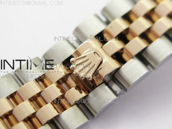 Datejust 28mm 279173 SS/RG BP Best Edition Blue Texture Dial on SS/RG Jubilee Bracelet ETA2671 – Bild 14