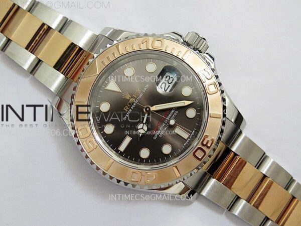 Yacht-Master 116621 904L/RG VSF 1:1 Best Edition Brown Dial On 904L/RG Bracelet VS3135 – Bild 14