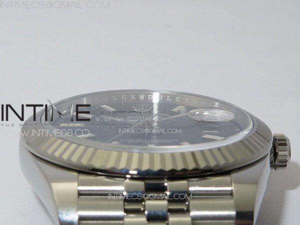 DateJust 41 126334 Clean 1:1 Best Edition 904L Steel Blue Stick Dial on Jubilee Bracelet VR3235 – Bild 14