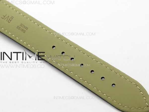 Tank Solo Ladies 25mm YG K11F 1:1 Best Edition White Dial on Black Leather Strap Ronda Quartz – Bild 15