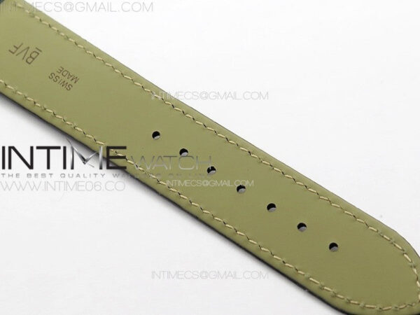 Tank Solo Ladies 28mm YG K11F 1:1 Best Edition White Dial on Black Coroc Leather Strap Ronda Quartz – Bild 15