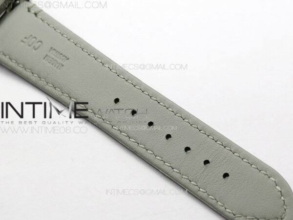 Tank Louis Ladies 25mm SS 8848F 1:1 Best Edition White Dial on GrayLeather Strap Ronda Quartz – Bild 15