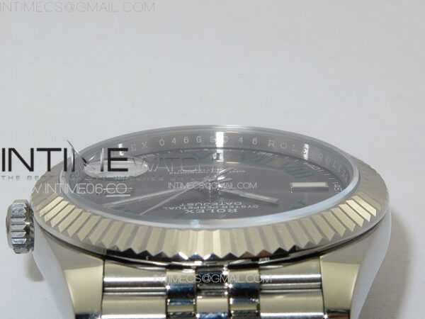 DateJust 41 126334 ZF 1:1 Best Edition 904L Steel Gray Dial Roman Marker on Jubilee Bracelet A2824 (Free Key Ring) – Bild 15