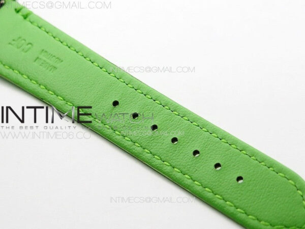 Tank Louis Ladies 25mm SS 8848F 1:1 Best Edition White Dial on Green Leather Strap Ronda Quartz – Bild 15