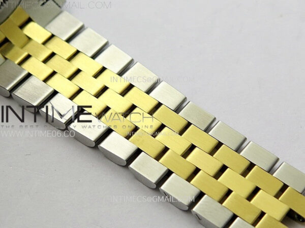 DateJust 36 SS 126233 904L SS/YG VSF 1:1 Best Edition Gray Dial Green Roman Markers on Jubilee Bracelet VS3235 – Bild 15