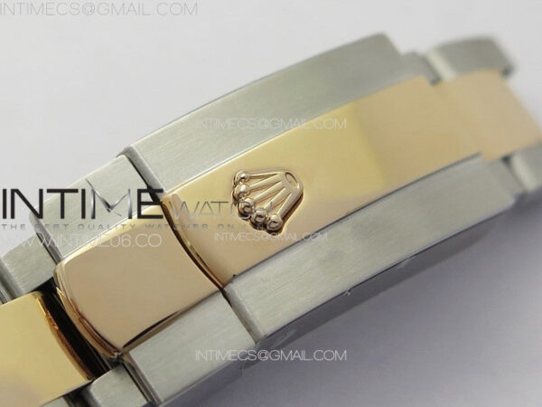DateJust 31mm 278274 904L SS/RG GMF Best Edition Silver Flowers Crystals Dial on 904L SS/RG Oyster Bracelet A2824 – Bild 15