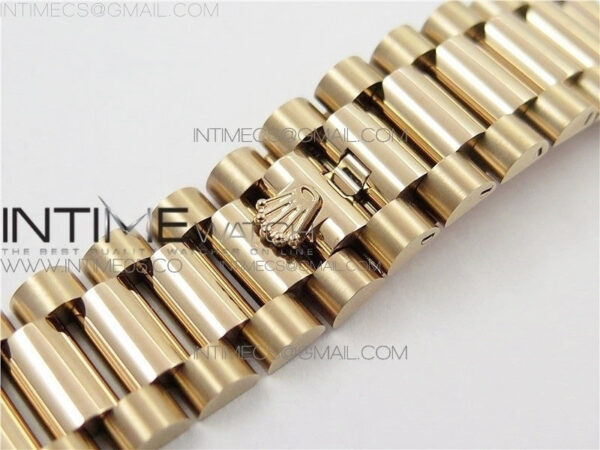 Day-Date 36 128239 RG BP Best Edition Pink Gold Sticks Markers Dial on RG President Bracelet – Bild 14