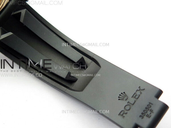 Yacht-Master 126655 RG APSF Best Edition 3D Black Ceramic Bezel on Black Rubber Strap SA3235 – Bild 15