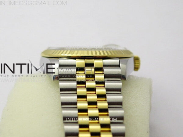 DateJust 36 SS 126233 904L SS/YG VSF 1:1 Best Edition Gold Fluted Dial Diamonds Markers on Jubilee Bracelet VS3235 – Bild 15