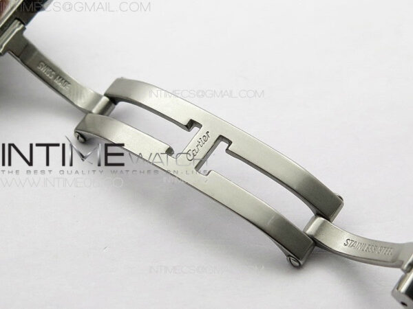Tank Louis Ladies 25mm SS 8848F 1:1 Best Edition White Dial on SS Bracelet Ronda Quartz(Free leather strap) – Bild 15