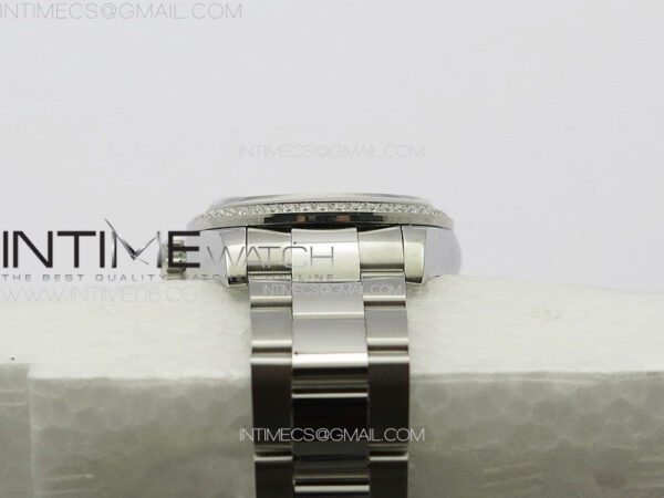 DateJust 31mm 72610 Crystals Bezel SS APSF Best Edition Blue Flowers Crystals Dial on Oyster Bracelet A2824 – Bild 15