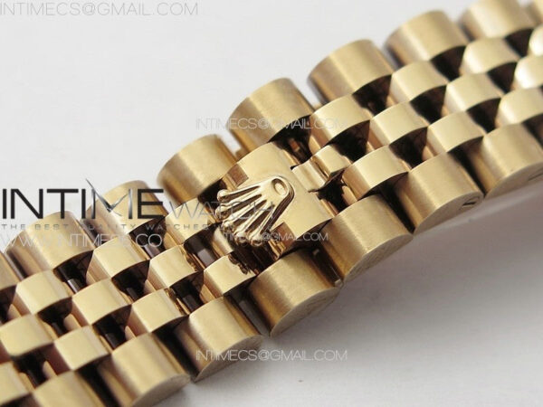 Datejust 28mm 279179 RG APSF Best Edition Green Dial Crystals Markers on SS Jubilee Bracelet NH05 – Bild 15