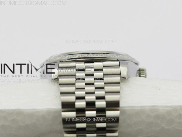 DateJust 36 SS 126233 Diamonds Bezel JDF 1:1 Best Edition New Green Dial on Jubilee SS Bracelet – Bild 14