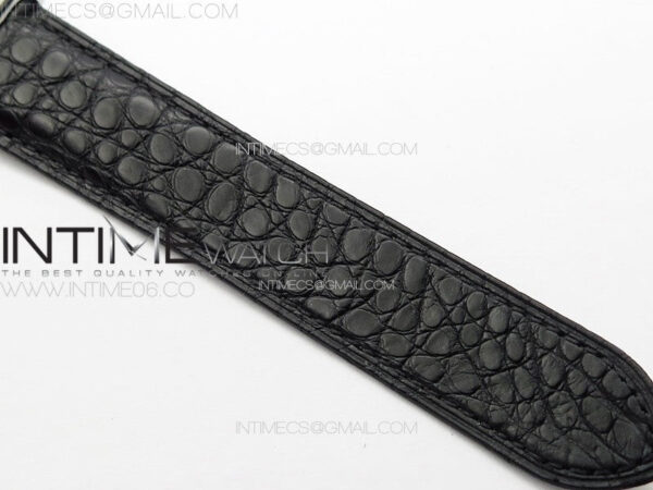 Tank Solo Ladies 28mm SS K11F 1:1 Best Edition White Dial on Black Coroc Leather Strap Ronda Quartz – Bild 15
