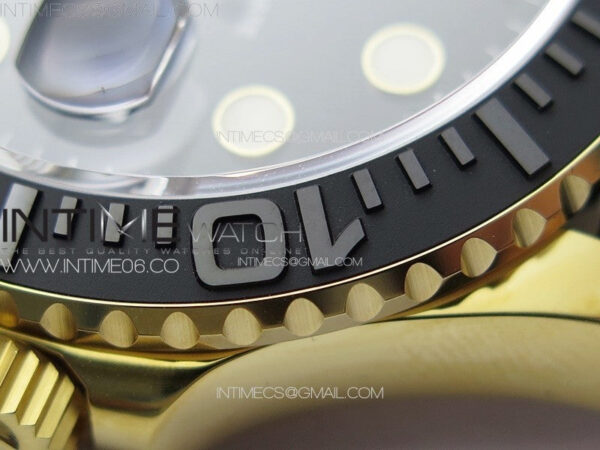 Yacht-Master 126658 YG VSF 1:1 Best Edition Black Ceramic Bezel on Oysterflex Strap VS3235 – Bild 15