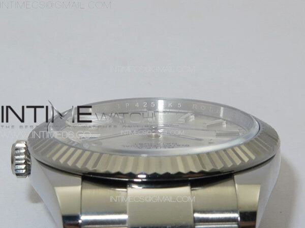 DateJust 41 126334 Clean 1:1 Best Edition 904L Steel Silver Stick Dial on Oyster Bracelet VR3235 – Bild 16