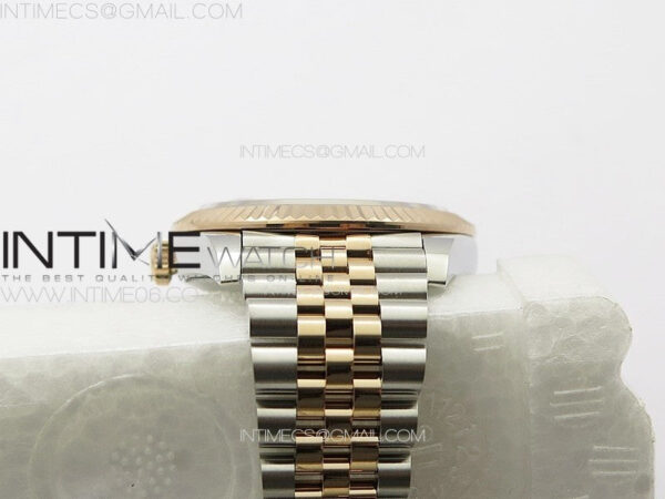DateJust 41 126334 SS/RG GMF 1:1 Best Edition Silver Fluted Dial on SS/RG Jubilee Bracelet – Bild 17