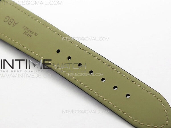 Tank Must Ladies 25mm SS K11F 1:1 Best Edition White Dial on Black Leather Strap Ronda Quartz – Bild 15