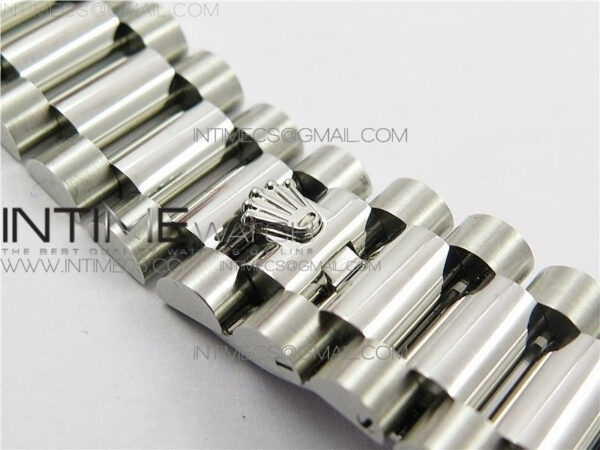 Day-Date 36 128239 SS BP Best Edition White MOP Crystal Markers Dial on SS President Bracelet – Bild 15