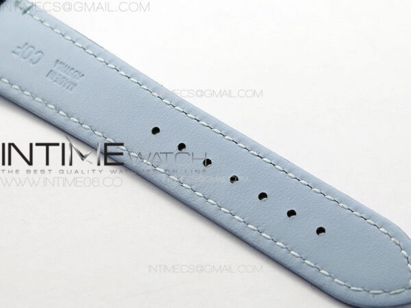 Tank Louis Ladies 25mm SS 8848F 1:1 Best Edition White Dial on Blue Leather Strap Ronda Quartz – Bild 15