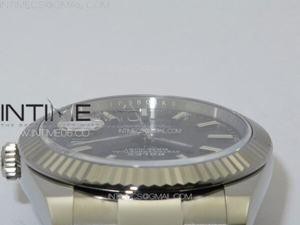 DateJust 41 126334 Clean 1:1 Best Edition 904L Steel Gray Stick Dial on Oyster Bracelet VR3235 – Bild 15