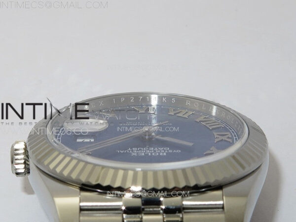 DateJust 41 126334 Clean 1:1 Best Edition 904L Steel Blue Roman Dial on Jubilee Bracelet VR3235 – Bild 15