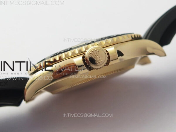 Yacht-Master 126655 RG C+F 1:1 Best Edition Black Ceramic Bezel on Oysterflex Rubber Strap VR3235 – Bild 16