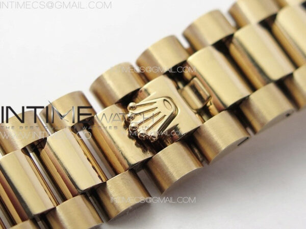 DateJust 31mm 278274 RG Crystals Bezel GMF Best Edition Silver Flowers Crystals Dial on RG President Bracelet A2824 – Bild 15