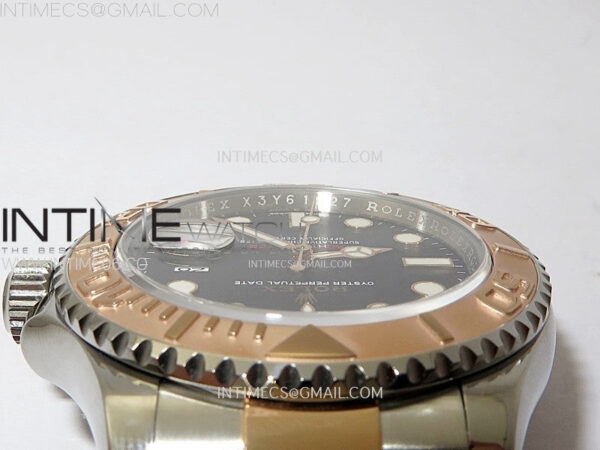 Yacht-Master 126621 904L/RG VSF 1:1 Best Edition Black Dial On 904L/RG Bracelet VS3235 – Bild 15