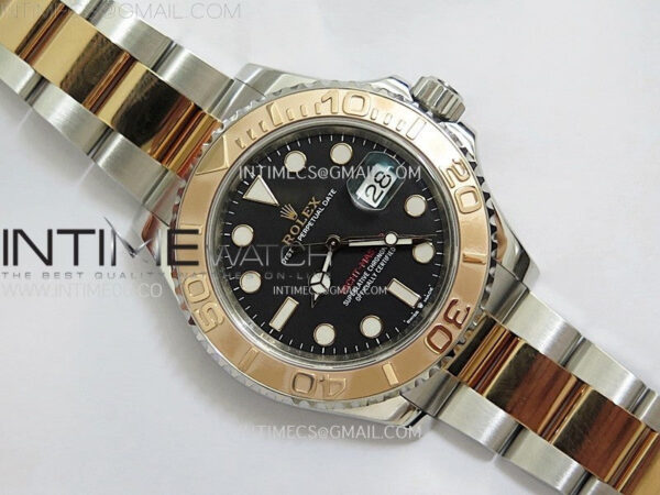 Yacht-Master 126621 904L/RG VSF 1:1 Best Edition Black Dial On 904L/RG Bracelet VS3235 – Bild 16