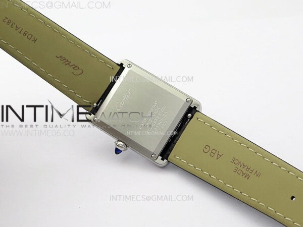 Tank Must Ladies 25mm SS AF 1:1 Best Edition White Dial on Black Leather Strap Ronda Quartz – Bild 16