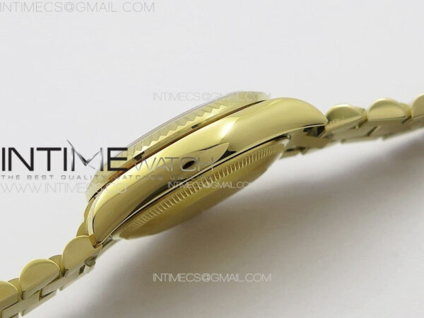 DateJust 31mm 178271 YG APSF Best Edition YG Dial Crystal Markers on President Bracelet A2824 – Bild 17