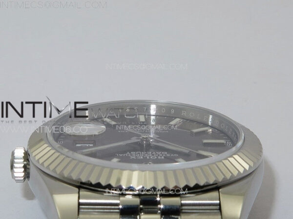DateJust 41 126334 ZF 1:1 Best Edition 904L Steel Gray Dial Stick Marker on Jubilee Bracelet A2824 (Free Key Ring) – Bild 15